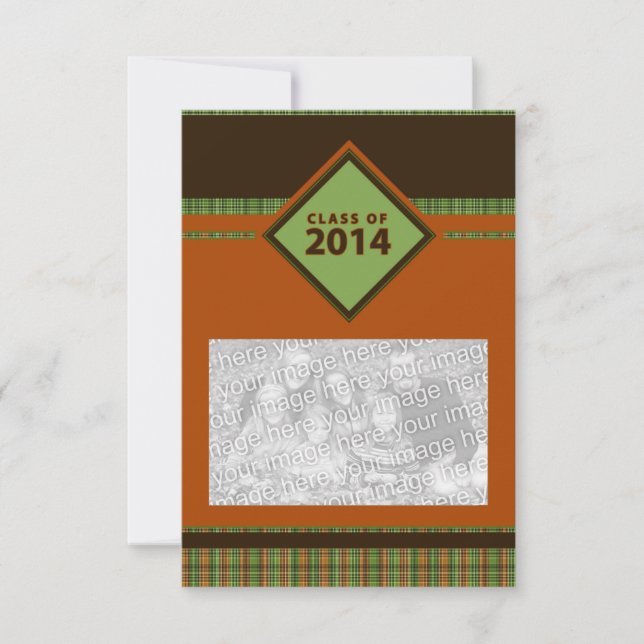 Invitation classe de 2014 : plaid grad (Devant)