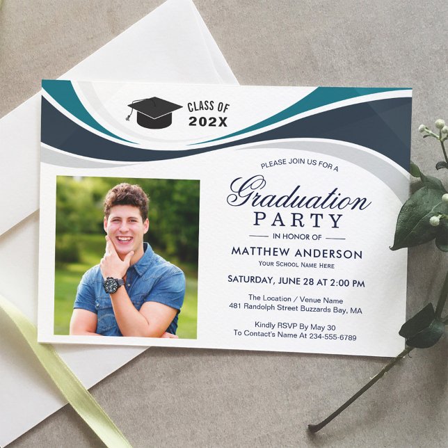 Invitation Classe de 2023 Graduate Photo Graduate Party (Créateur téléchargé)