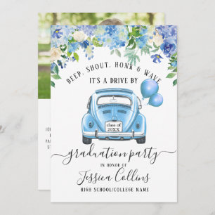 Invitation Classe de 2024 DRIVE BY PHOTO Graduation Party