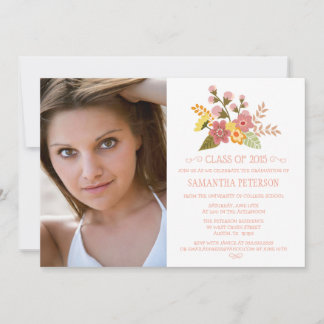 Invitation Classe de bouquet floral 2015