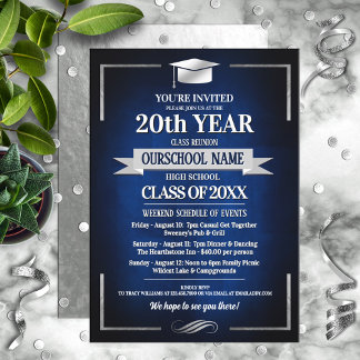 Invitation Classe de couleurs de l'école de style classique R