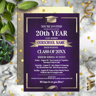 Invitation Classe de couleurs de l'école de style classique R