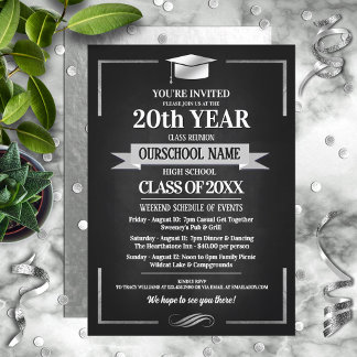 Invitation Classe de couleurs de l'école de style classique R