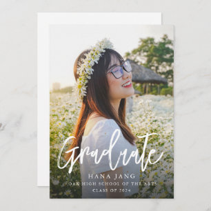 Invitation Classe De Diplôme Photo Simple De 2025