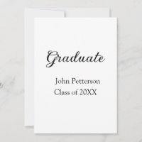 Classe de fin d'études de 20XX simple graduation m