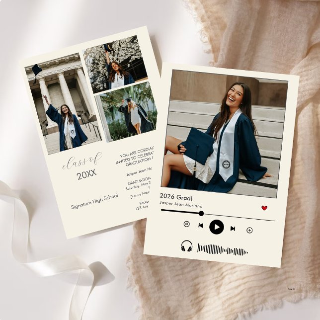 Invitation Classe de musique de 2025 (Créateur téléchargé)