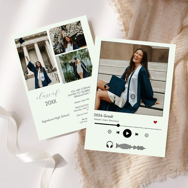 Invitation Classe de musique de 2025 (Créateur téléchargé)