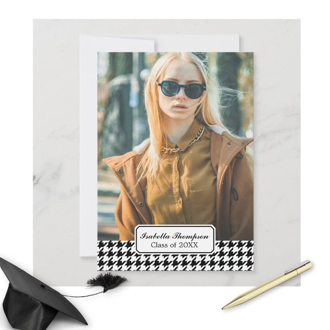 Invitation Classe de photo de la dernière année de Houndstoot (Créateur téléchargé)