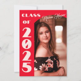 Invitation Classe De Script Retro Chic De 2025 Photo Open Hou