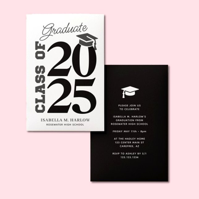 Invitation Classe d'études secondaires 2025 (Créateur téléchargé)