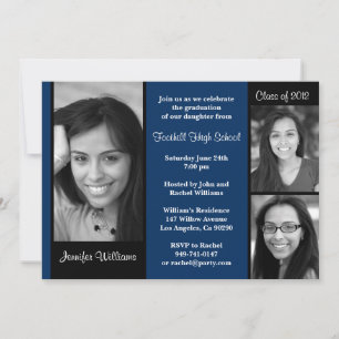 Invitation Classe d'invitation d'obtention du diplôme de 2012