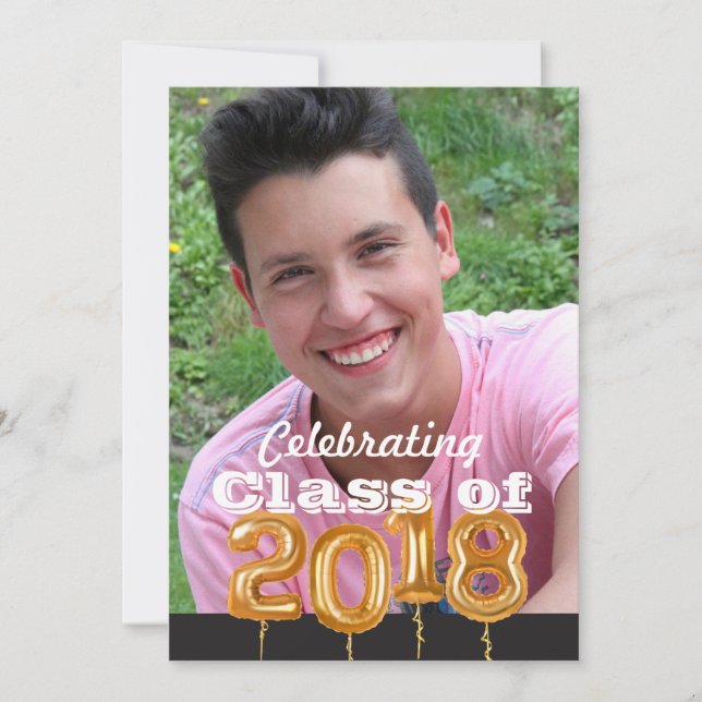 Invitation Classe d'obtention du diplôme d'invitation de (Devant)