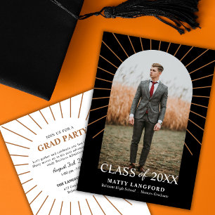 Invitation Classe Grad Party Photo Arch