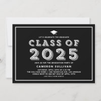 Classe noire et blanche de 2025 Casquette Rétro Gr