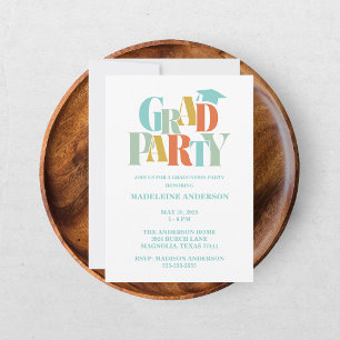 Invitation Classe Réтро de Félicitations pour la Photo de Rem