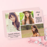 Classe rose tendance de 20XX Graduation Photo Coll