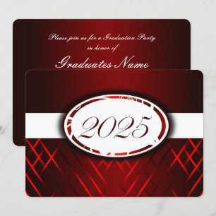 Invitation Classe rouge et blanche du Parti 2025