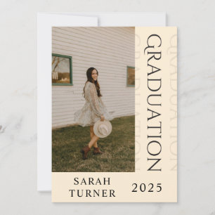Invitation Classic Chic Blush Graduation Party