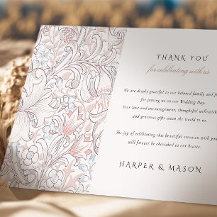 Invitation Classic Merci Golden Lily Pastel Morris