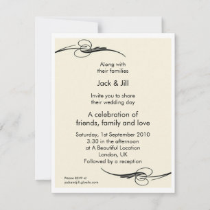 Invitation Classique 4,25x5,25