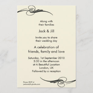 Invitation Classique 5x7