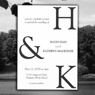 Invitation Classique Minimal Vieux Argent Esthétique Simple M