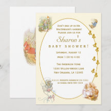 Invitation Classique pour Baby Shower de Pierre La