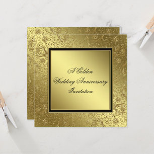 Invitation Classique pour les Noces d'Or