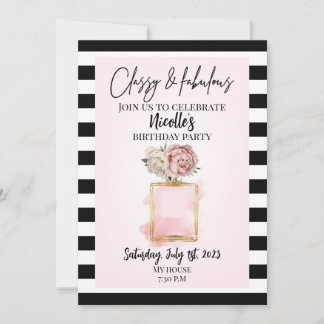 Invitation Classy and Fabulous invite