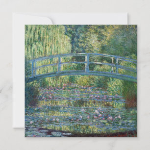 Invitation Claude Monet - Bassin de Nymphéas, Harmonie Verte