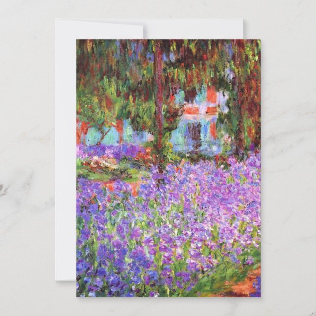 Invitation Claude Monet Garden (Devant)