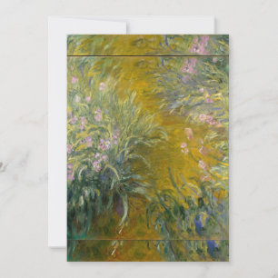 Invitation Claude Monet - Le chemin à travers les Irises