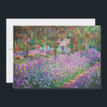 Invitation Claude Monet - Le jardin de l'artiste à Giverny<br><div class="desc">Jardin de l'artiste à Giverny / Le Jardin de l'artiste a Giverny - Claude Monet,  1900</div>