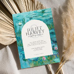 Invitation Claude Monet Mariage Nénuphar<br><div class="desc">Claude Monet Nénuphars Faire-part de mariage</div>