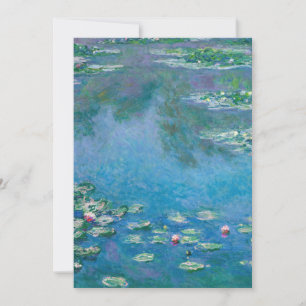 Invitation Claude Monet - Nymphéas 1906