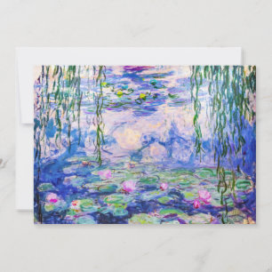 Invitation Claude Monet - Nymphéas / Water Lilies 1919