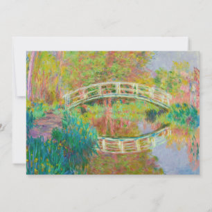 Invitation Claude Monet - Pont Japonais, Giverny