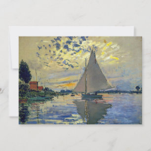 Invitation Claude Monet - Voilier au Petit-Gennevilliers