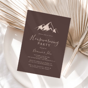 Invitation Clear Mountain Country House Party