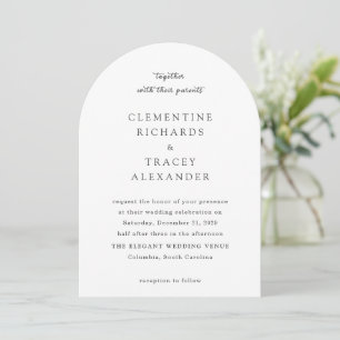 Invitation Clementine Elegant Mariage moderne