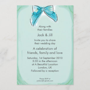 Invitation Cleo Bow (couture) 5x7