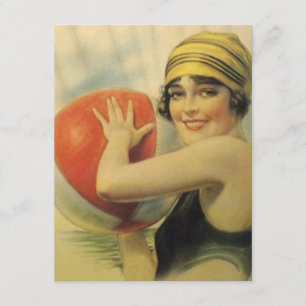 Invitation Cloche de l'Invitation Plage de la fête de la pisc