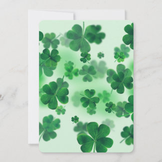 Invitation Cloches dans Green Pastel