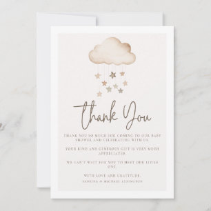 Invitation Cloud Neuf Baby shower neutre pour les femmes Merc