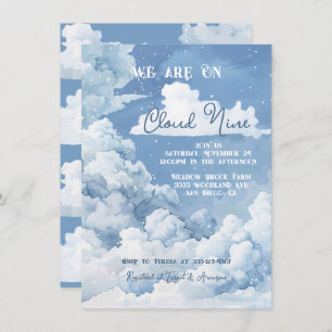 Invitation Cloud Nine Sky baby shower