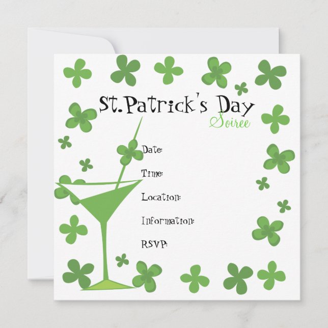 Invitation Clover-Tini (Devant)