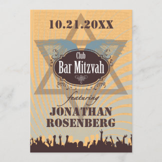 Invitation Club Bar Mitzvah