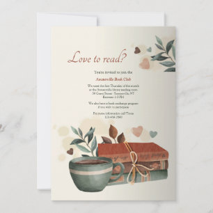 Invitation Club de lecture Amour de lire