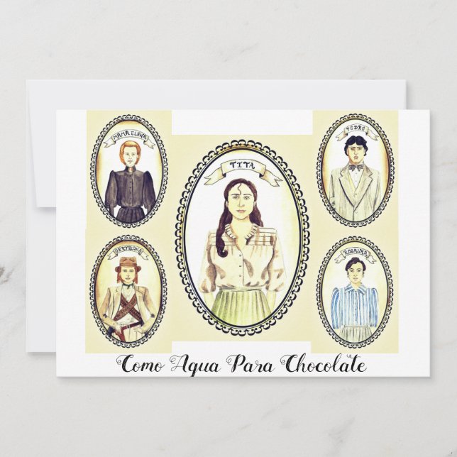 Invitation Club de lecture Como Agua Para Chocolate (Devant)