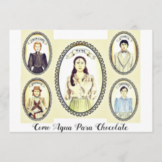 Invitation Club de lecture Como Agua Para Chocolate